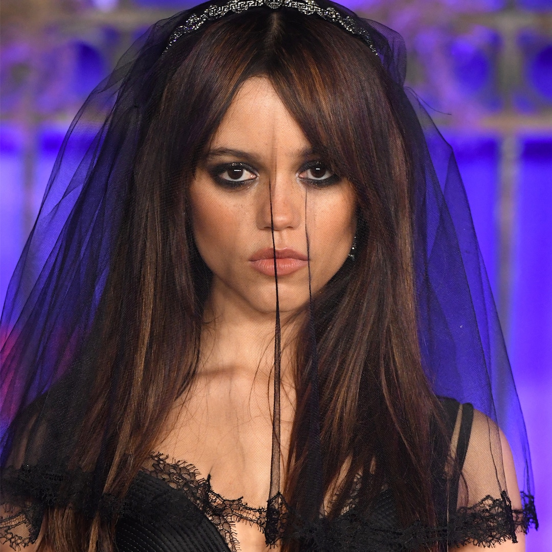 See Jenna Ortega’s Goth Bride Look for Wednesday Premiere